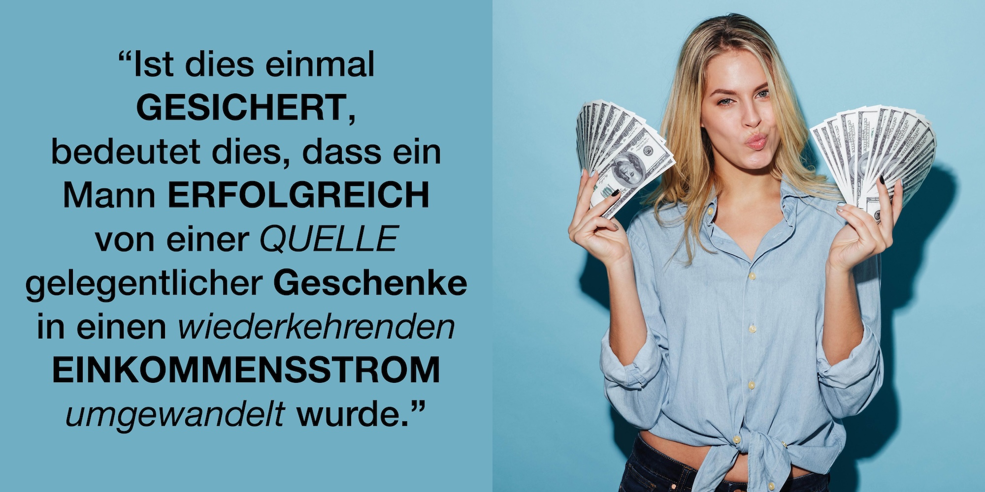 Girls Just Want to Have Funds: Fortgeschrittene Beziehungsökonomie